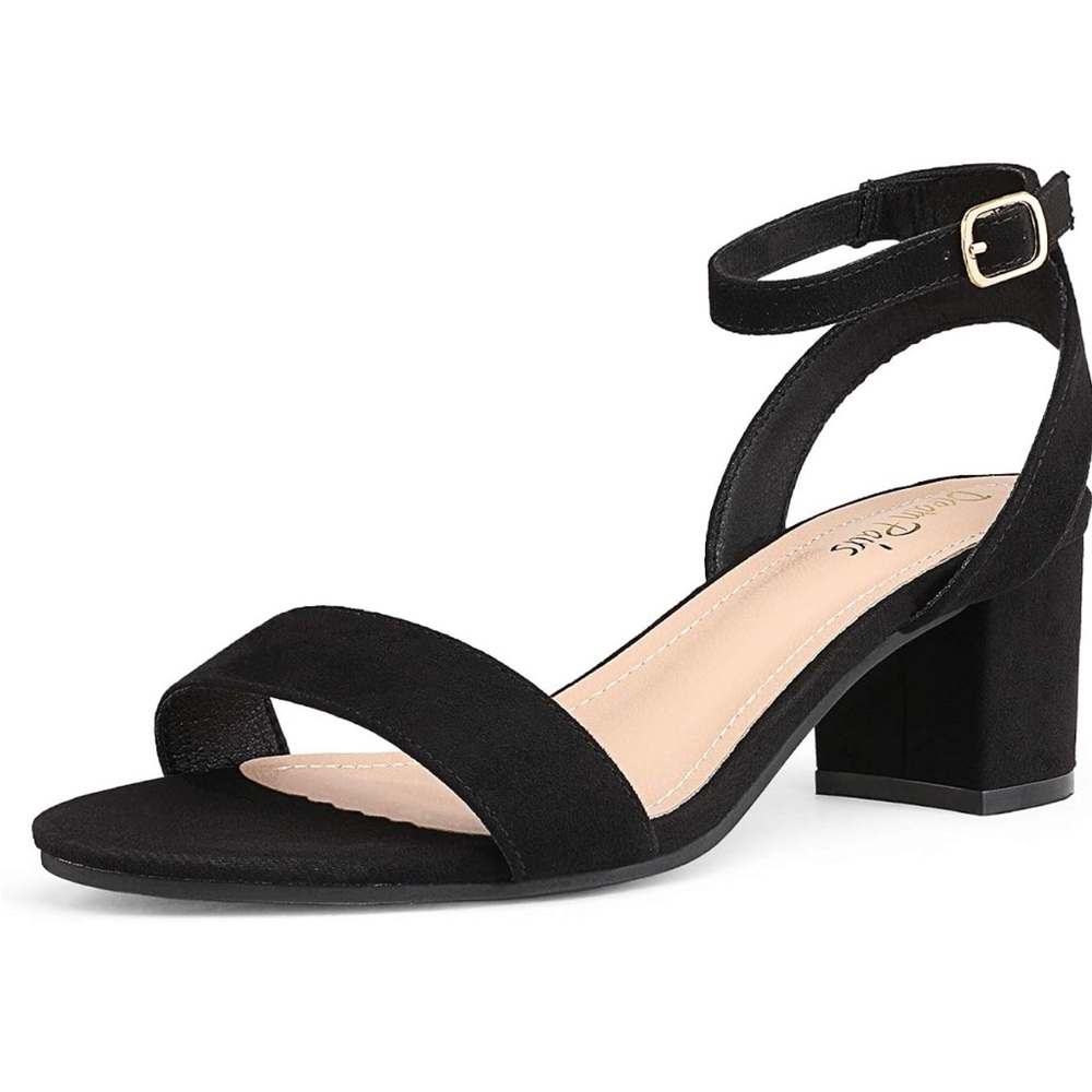 Elegant Black Women's 2 inch Block Heels